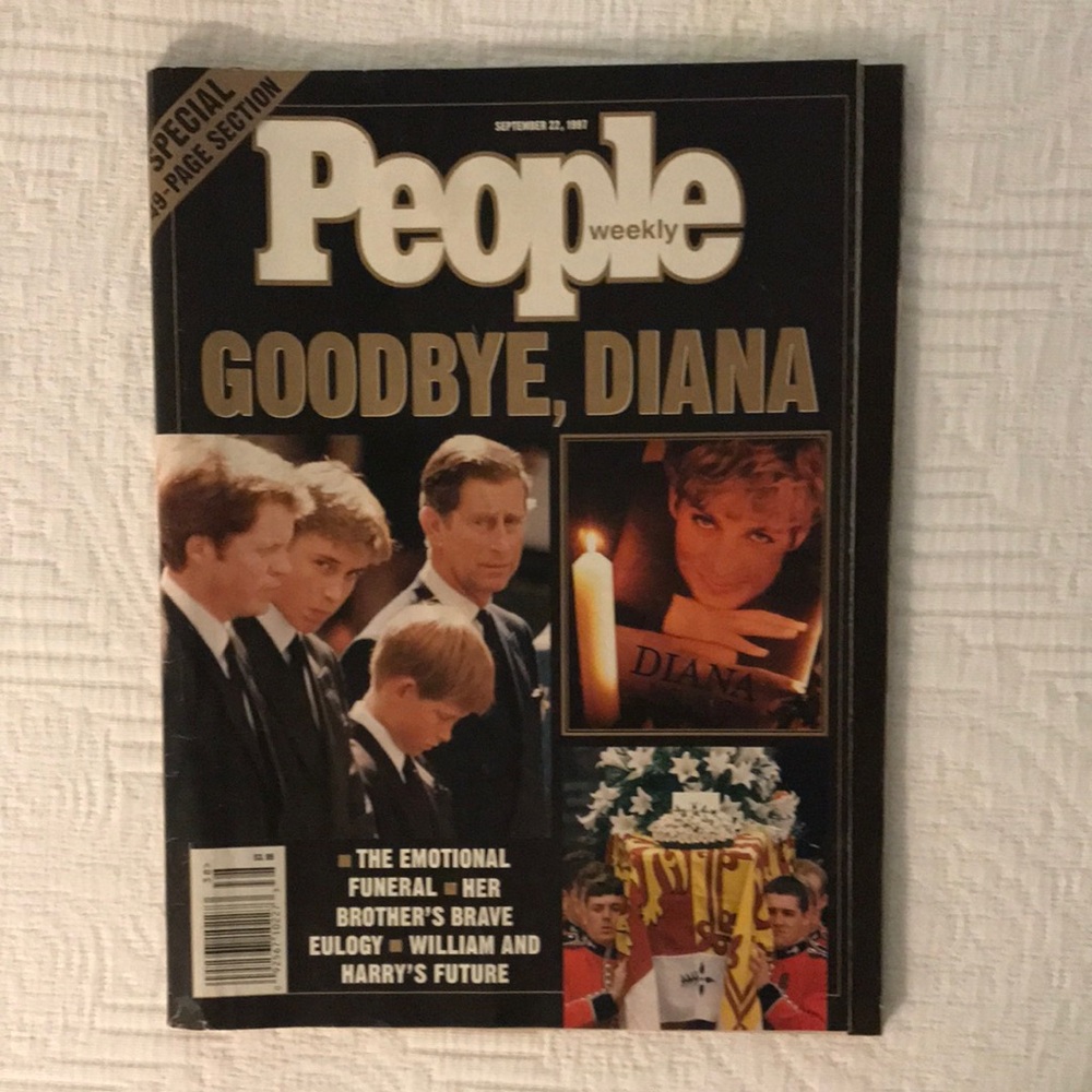 People Magazine Special Edition Goodbye, Diana Princess Diana’s Funeral